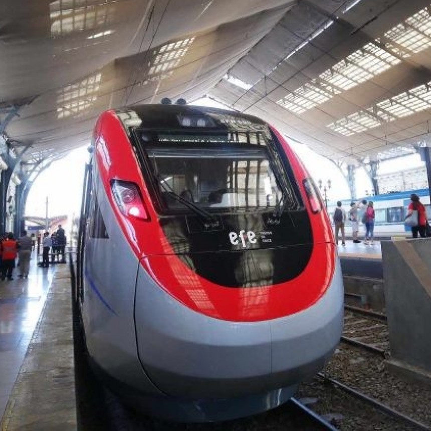 De Santiago a Curic&oacute;  Chile inaugur&oacute; el tren m&aacute;s r&aacute;pido de Sudam&eacute;rica: alcanza los 160 kil&oacute;metros por hora