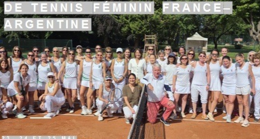 ENCUENTRO INTERNACIONAL DE TENIS FEMENINO FRANCIA&ndash;ARGENTINA