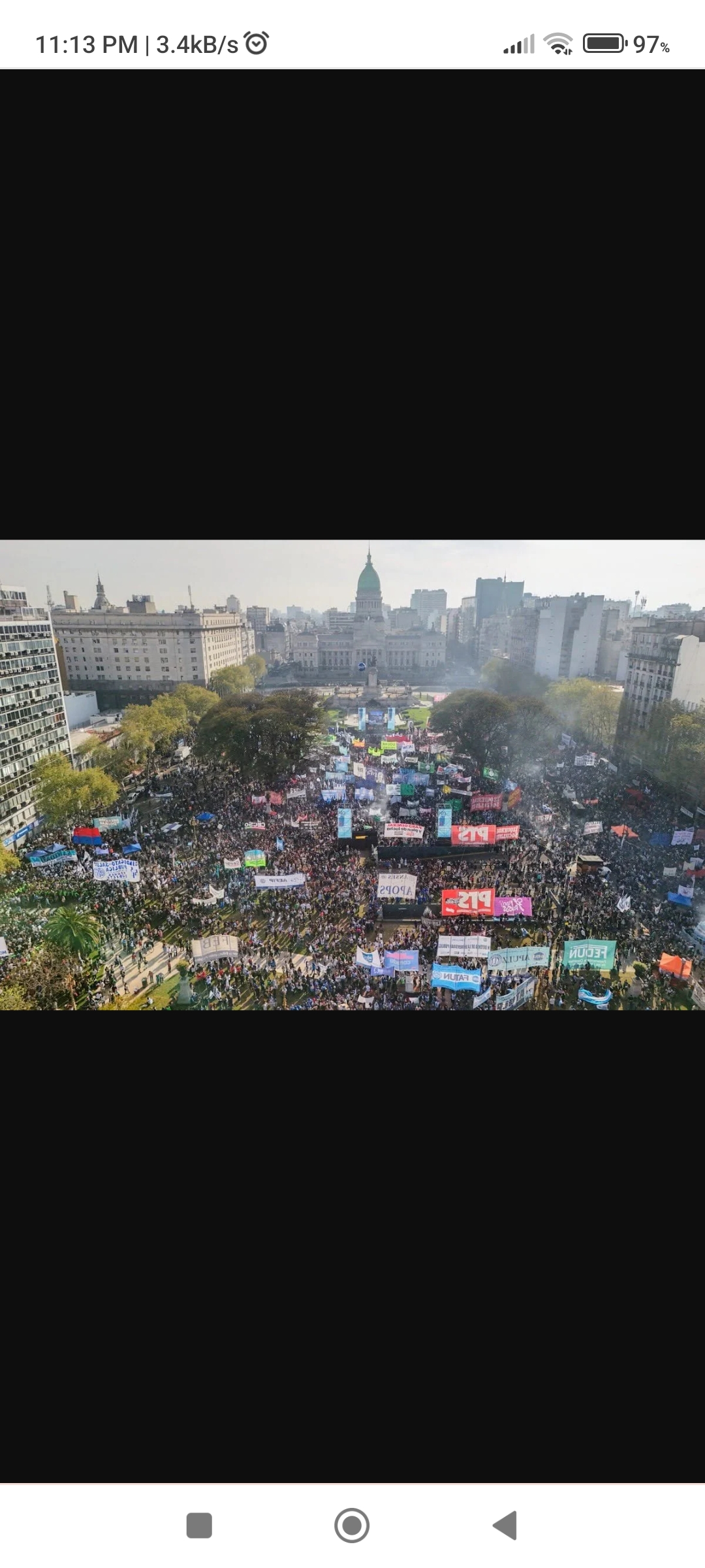En Buenos Aires y distintos puntos de Argentina hubo grandes movilizaciones por la educación superior