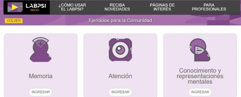 Científicos del Conicet desarrollan una web para evitar el deterioro cognitivo de adultos mayores